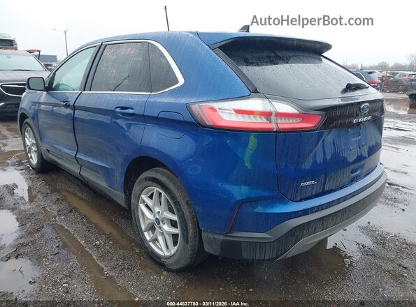 2FMPK4J91NBA38156 2022 FORD EDGE Blue Tył lewy