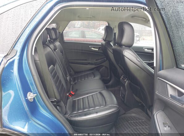 2FMPK4J91NBA38156 2022 FORD EDGE Blue Widok naklejki z numerem VIN