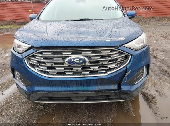 2FMPK4J91NBA38156 2022 FORD EDGE Blue Widok z przodu