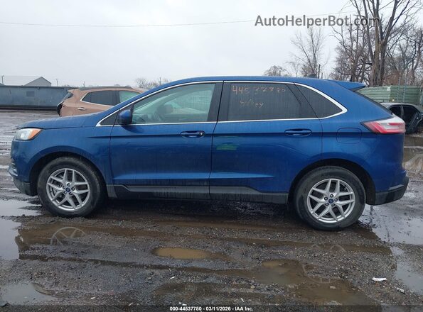 2FMPK4J91NBA38156 2022 FORD EDGE Blue Widok wnętrza 360 stopni
