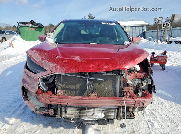 2FMPK4J91NBB00607 2022 FORD EDGE Red Вид спереду
