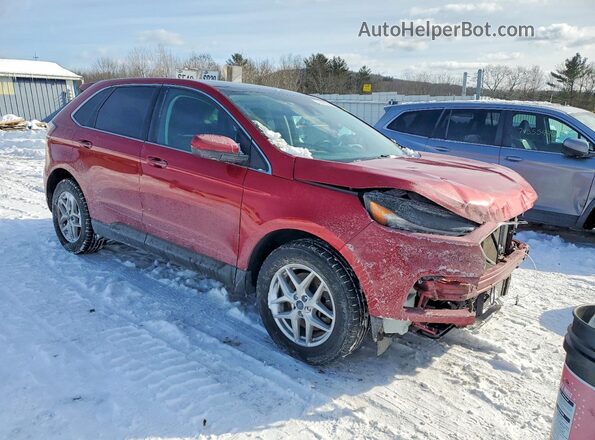 2FMPK4J91NBB00607 2022 FORD EDGE Red Передня права чверть
