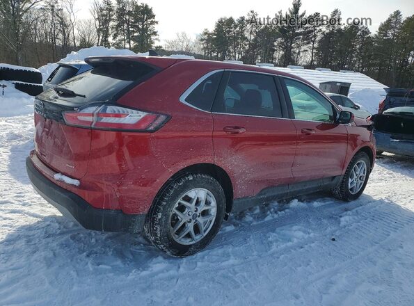 2FMPK4J91NBB00607 2022 FORD EDGE Red Задня права чверть
