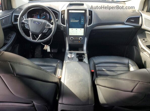 2FMPK4J91NBB00607 2022 FORD EDGE Red Вид панелі приладів