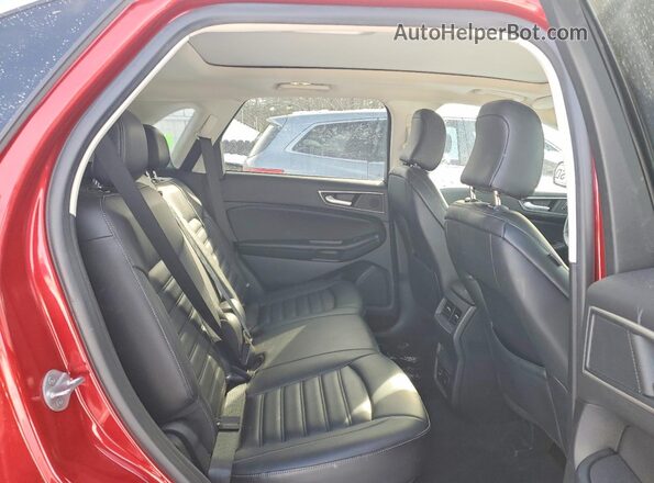 2FMPK4J91NBB00607 2022 FORD EDGE Red Вид задньої частини салону