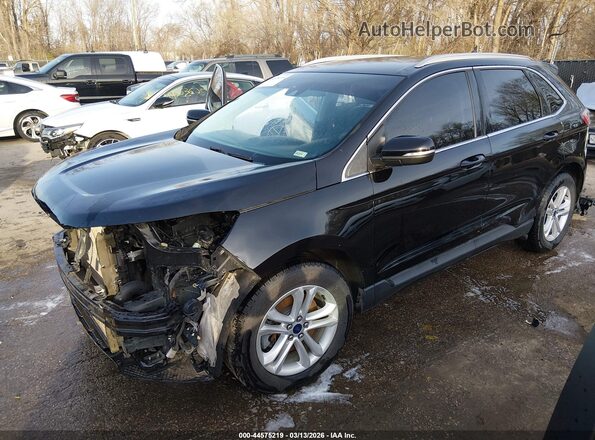 2FMPK4J92KBC62645 2019 FORD EDGE Black Front left