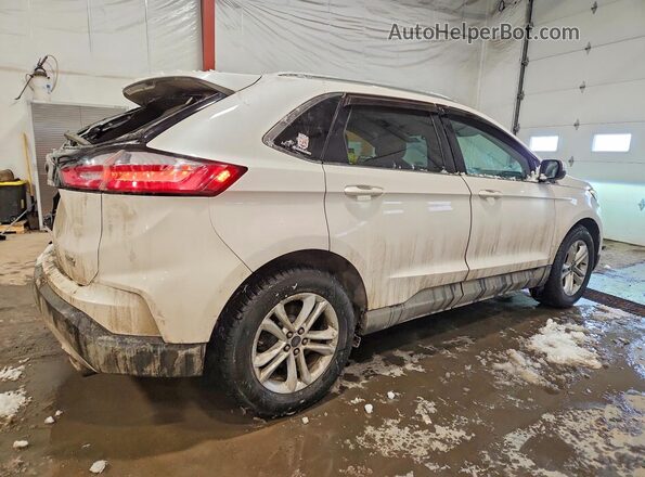 2FMPK4J93KBB07604 2019 FORD EDGE White Trasero derecho