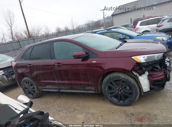 2FMPK4J93MBA13323 2021 FORD EDGE Maroon სალონის 360-გრადუსიანი ხედი