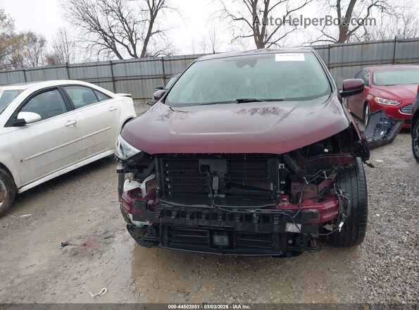 2FMPK4J93MBA13323 2021 FORD EDGE Maroon უკანა სალონის ხედი