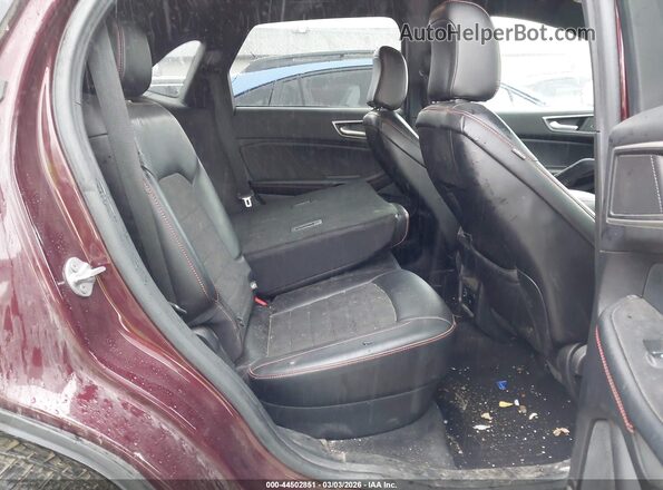 2FMPK4J93MBA13323 2021 FORD EDGE Maroon VIN კოდის სტიკერის ხედი