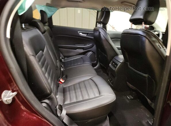 2FMPK4J93MBA14326 2021 FORD EDGE Maroon Вид задніх сидінь