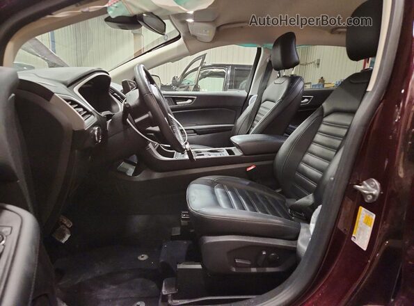 2FMPK4J93MBA14326 2021 FORD EDGE Maroon Вид салону спереду