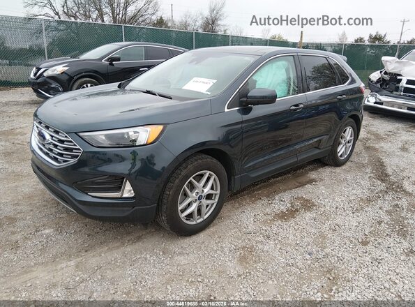 2FMPK4J93NBA97340 2022 FORD EDGE Black Передня ліва чверть