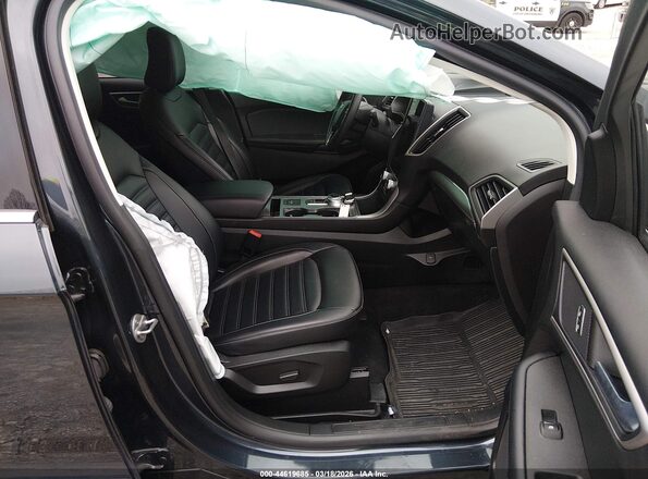 2FMPK4J93NBA97340 2022 FORD EDGE Black Вид салону спереду