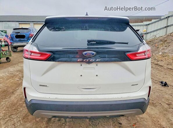 2FMPK4J94NBA05393 2022 FORD EDGE White Вид ззаду