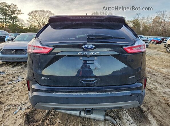 2FMPK4J95MBA57176 2021 FORD EDGE Black Вид ззаду
