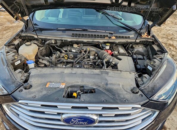 2FMPK4J95MBA57176 2021 FORD EDGE Black Вид підкапотного простору