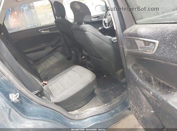 2FMPK4J96KBB93328 2019 FORD EDGE Blue Vista de la etiqueta del VIN
