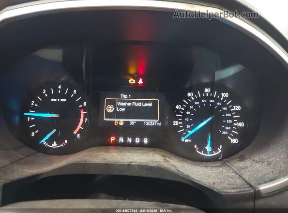 2FMPK4J96KBB93328 2019 FORD EDGE Blue Vista de los asientos traseros