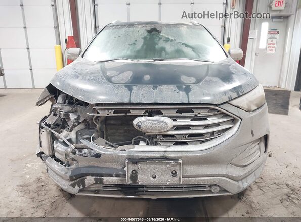 2FMPK4J96KBB93328 2019 FORD EDGE Blue Vista del cuadro de instrumentos
