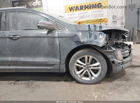 2FMPK4J96KBB93328 2019 FORD EDGE Blue Vista interior trasera