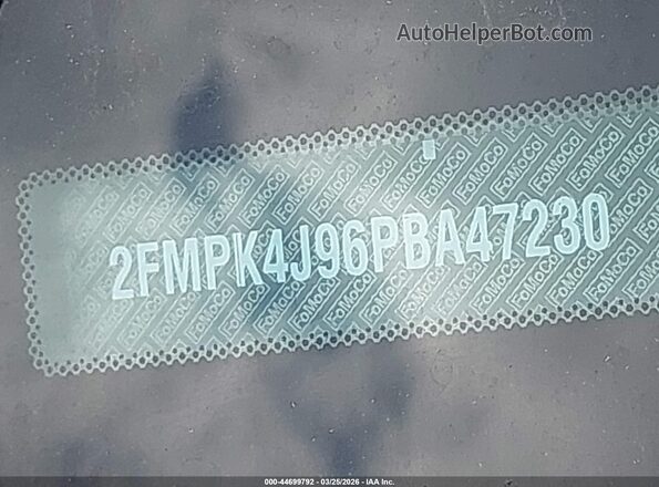 2FMPK4J96PBA47230 2023 FORD EDGE Black 