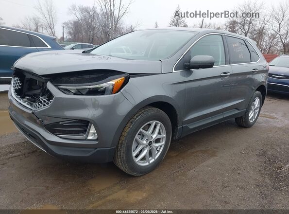 2FMPK4J96RBA25442 2024 FORD EDGE Gray Առջևի ձախ երեք քառորդ տեսարան