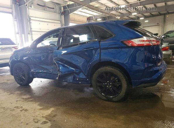 2FMPK4J96RBB11396 2024 FORD EDGE Синий Задняя левая четверть