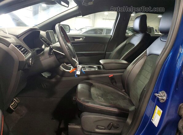 2FMPK4J96RBB11396 2024 FORD EDGE Синий Вид салона спереди