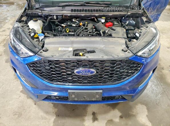 2FMPK4J96RBB11396 2024 FORD EDGE Синий Вид подкапотного пространства