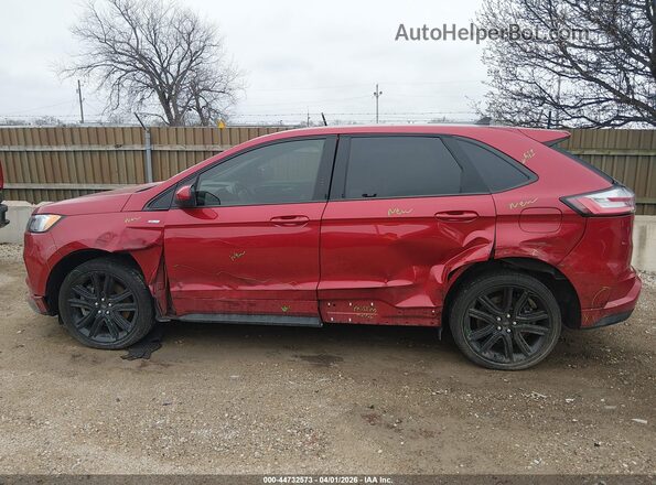 2FMPK4J97NBB13233 2022 FORD EDGE Red Widok wnętrza 360 stopni