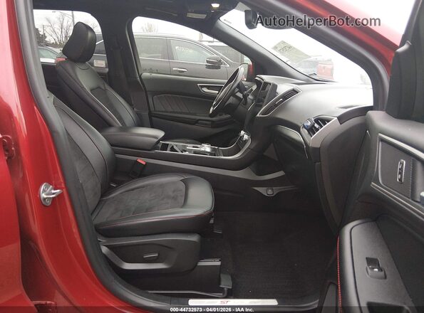 2FMPK4J97NBB13233 2022 FORD EDGE Red Widok wnętrza z przodu
