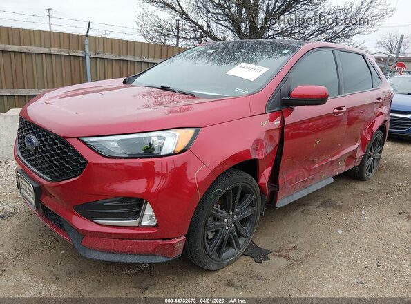 2FMPK4J97NBB13233 2022 FORD EDGE Red Przód lewy