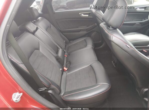 2FMPK4J97NBB13233 2022 FORD EDGE Red Widok naklejki z numerem VIN