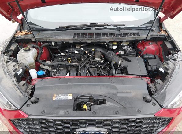 2FMPK4J97NBB13233 2022 FORD EDGE Red Widok z tyłu