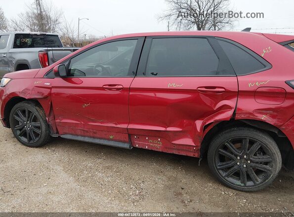 2FMPK4J97NBB13233 2022 FORD EDGE Red Widok z przodu