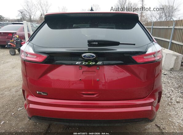 2FMPK4J97NBB13233 2022 FORD EDGE Red 