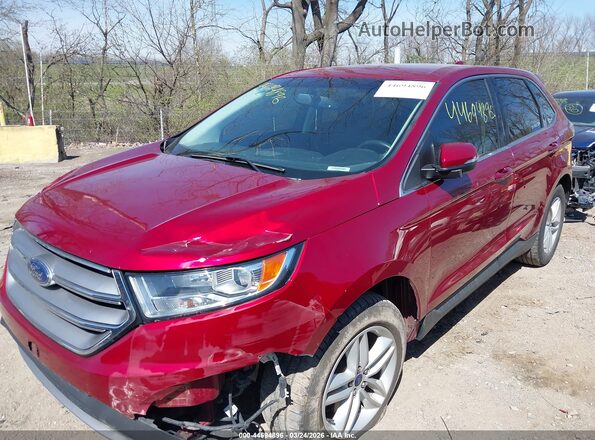 2FMPK4J98JBB57557 2018 FORD EDGE Красный Вид спереди