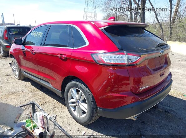 2FMPK4J98JBB57557 2018 FORD EDGE Красный Задняя левая четверть