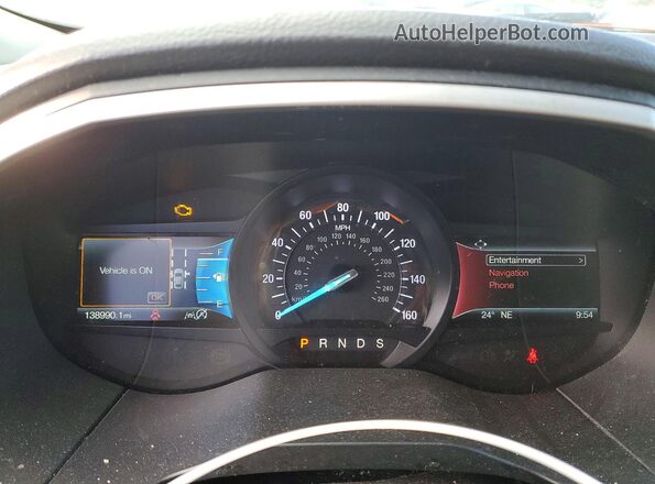 2FMPK4J98KBB84713 2019 FORD EDGE Blue 
