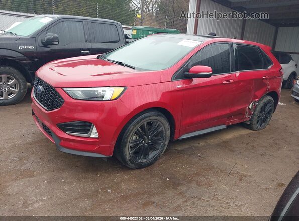 2FMPK4J98LBB33360 2020 FORD EDGE Red Front left