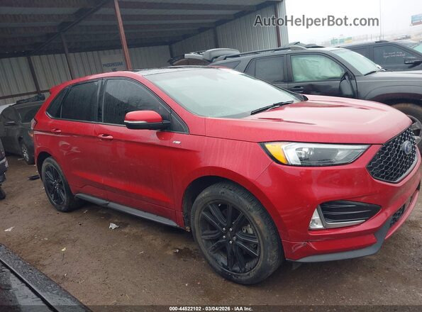2FMPK4J98LBB33360 2020 FORD EDGE Red Rear interior view