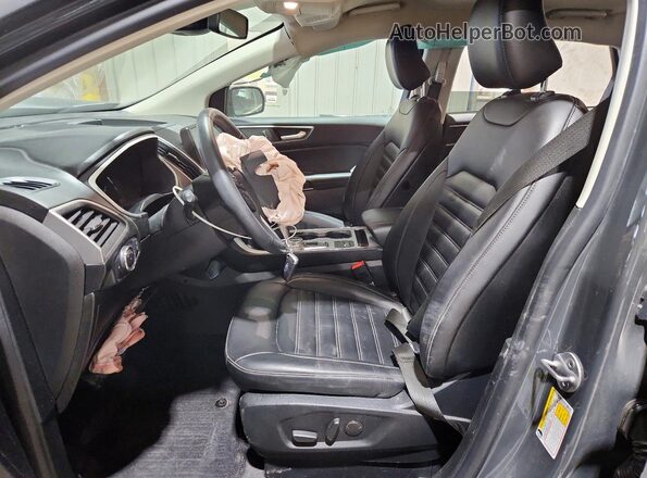 2FMPK4J98MBA48469 2021 FORD EDGE Black Вид салону спереду