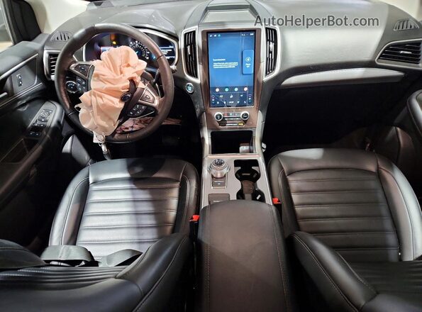 2FMPK4J98MBA48469 2021 FORD EDGE Black Вид панелі приладів