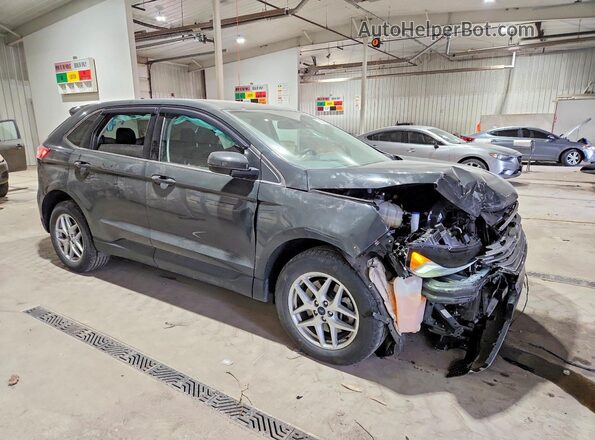 2FMPK4J98MBA48469 2021 FORD EDGE Black Передня права чверть
