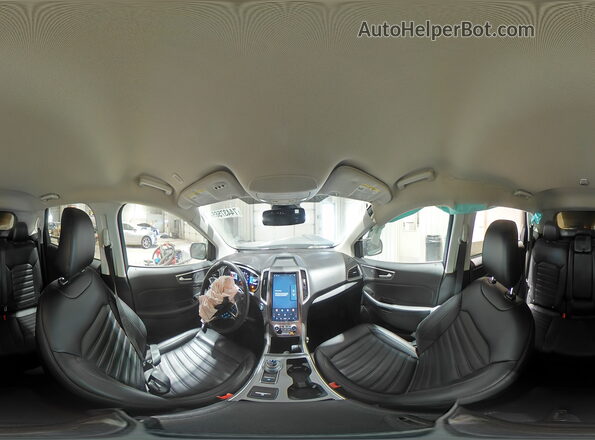 2FMPK4J98MBA48469 2021 FORD EDGE Black Панорамний вид салону 360°