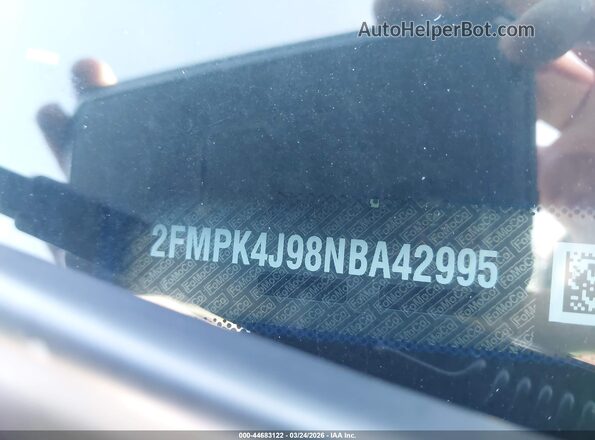 2FMPK4J98NBA42995 2022 FORD EDGE Blue Вид підкапотного простору