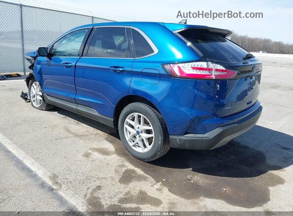 2FMPK4J98NBA42995 2022 FORD EDGE Blue Задня ліва чверть