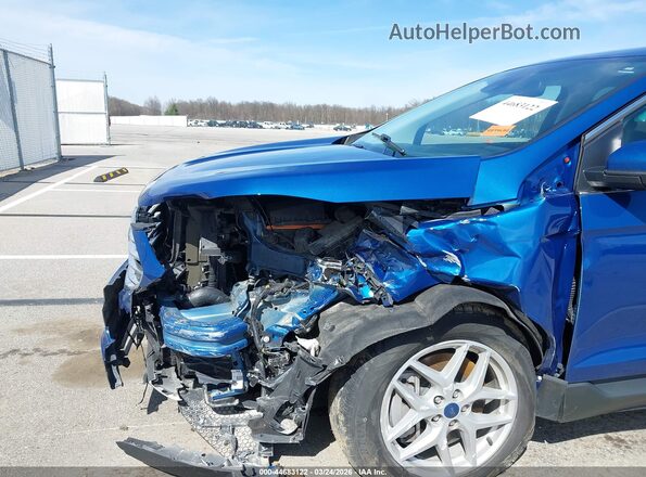 2FMPK4J98NBA42995 2022 FORD EDGE Blue Вид спереду