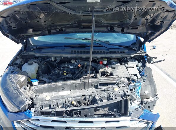 2FMPK4J98NBA42995 2022 FORD EDGE Blue Вид ззаду